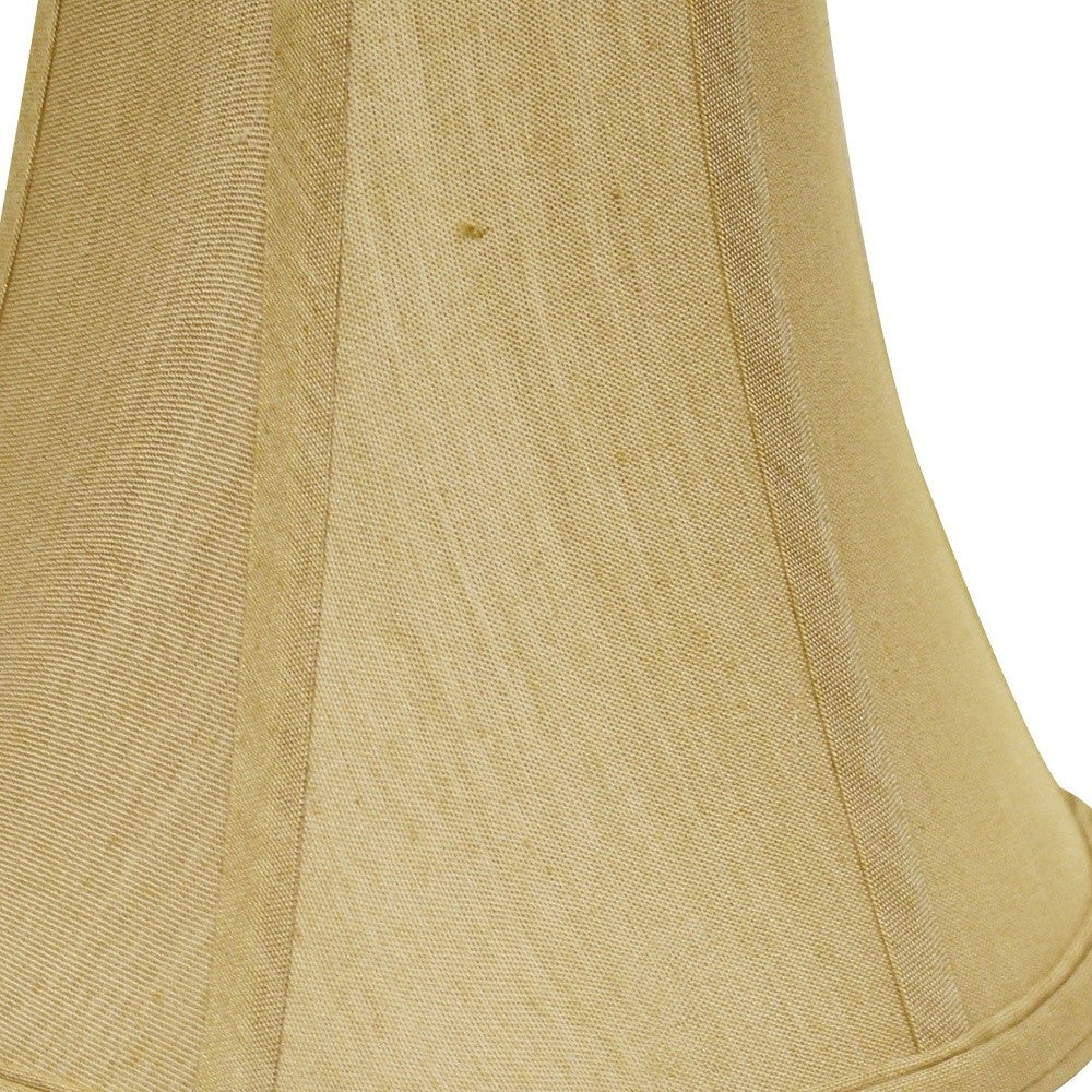 14" Pale Brown Premium Bell No Slub Lampshade