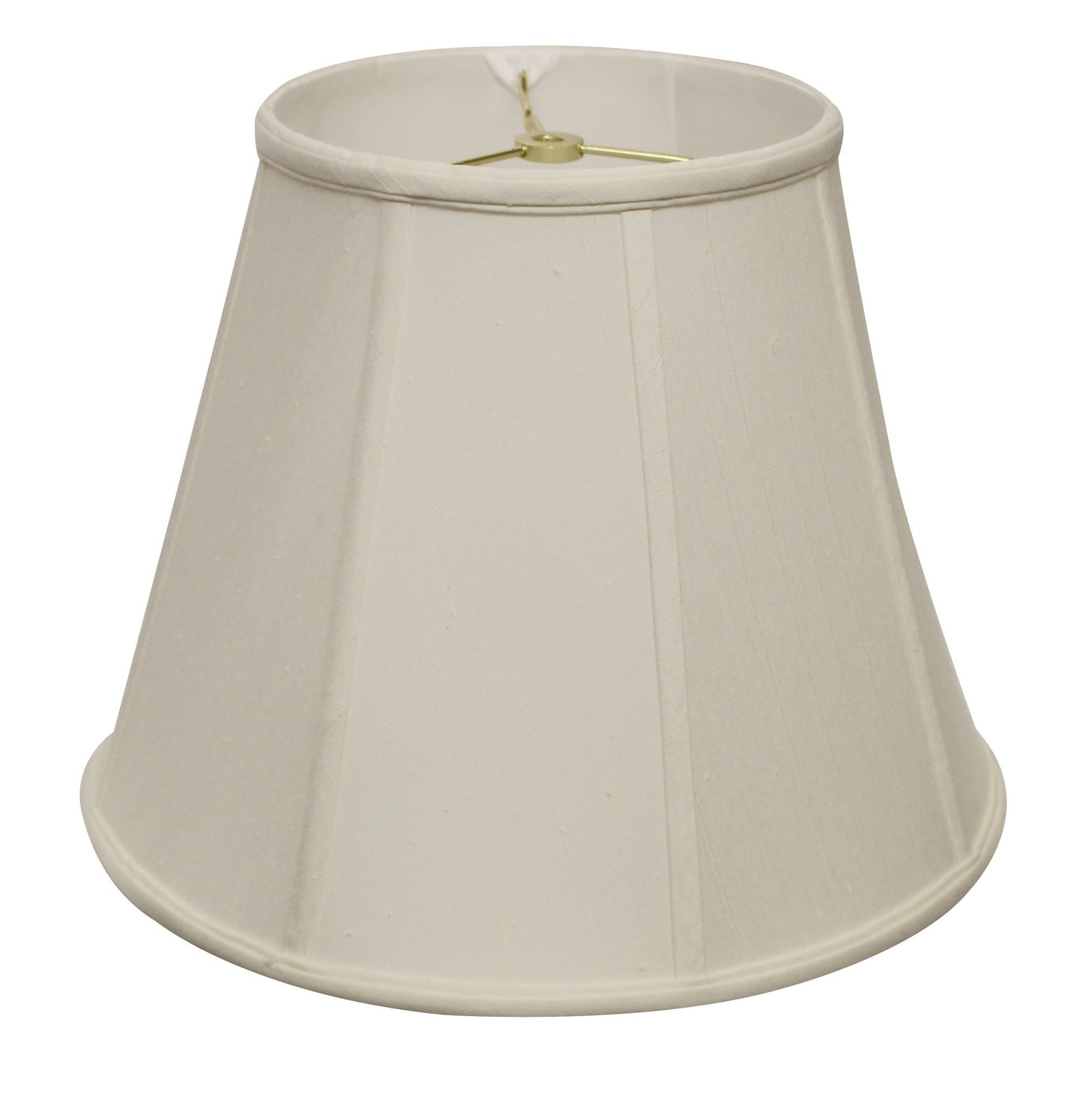 20" White Slanted Empire Monay Shantung Lampshade