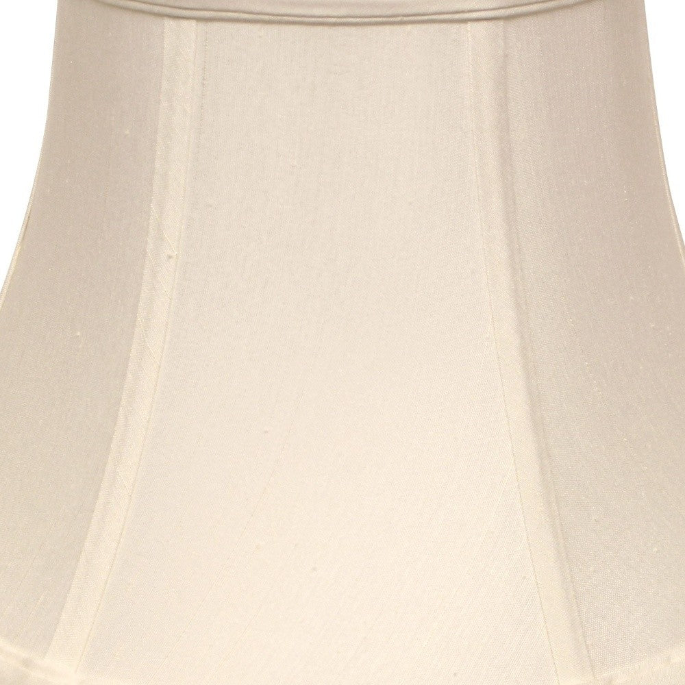 15" White Drum Monay Shantung Lampshade