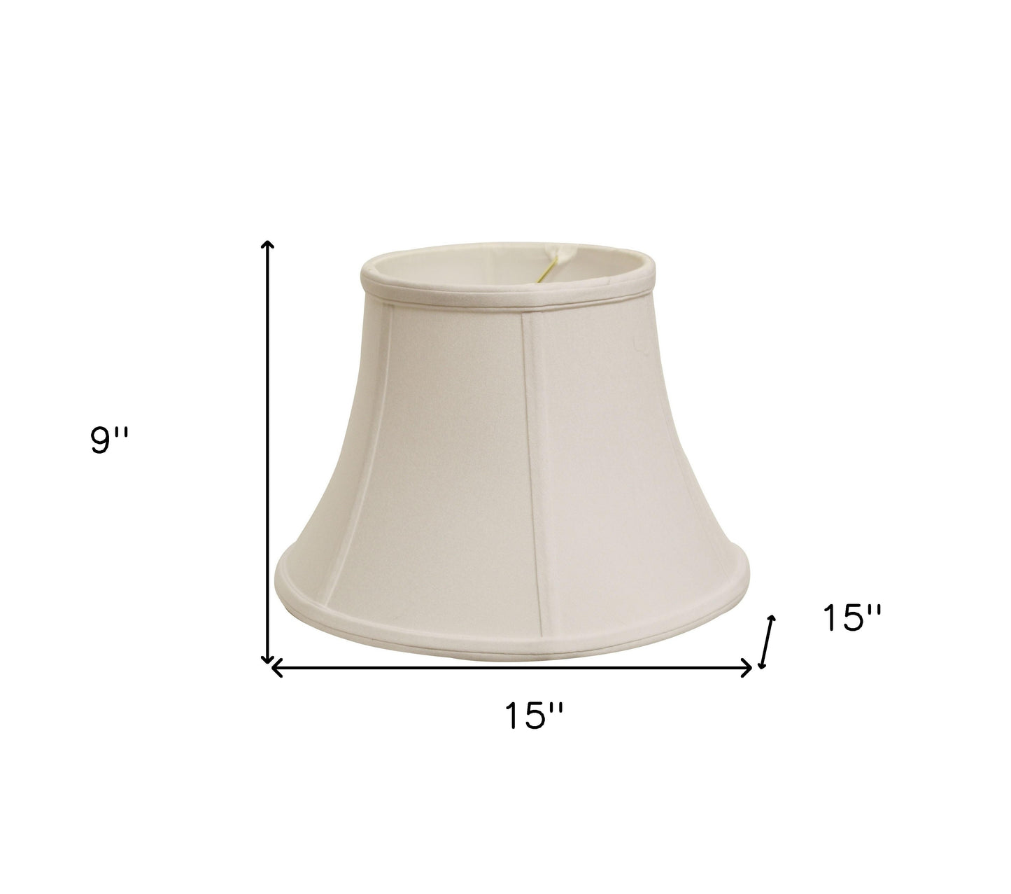 15" Snow Drum No Slub Lampshade