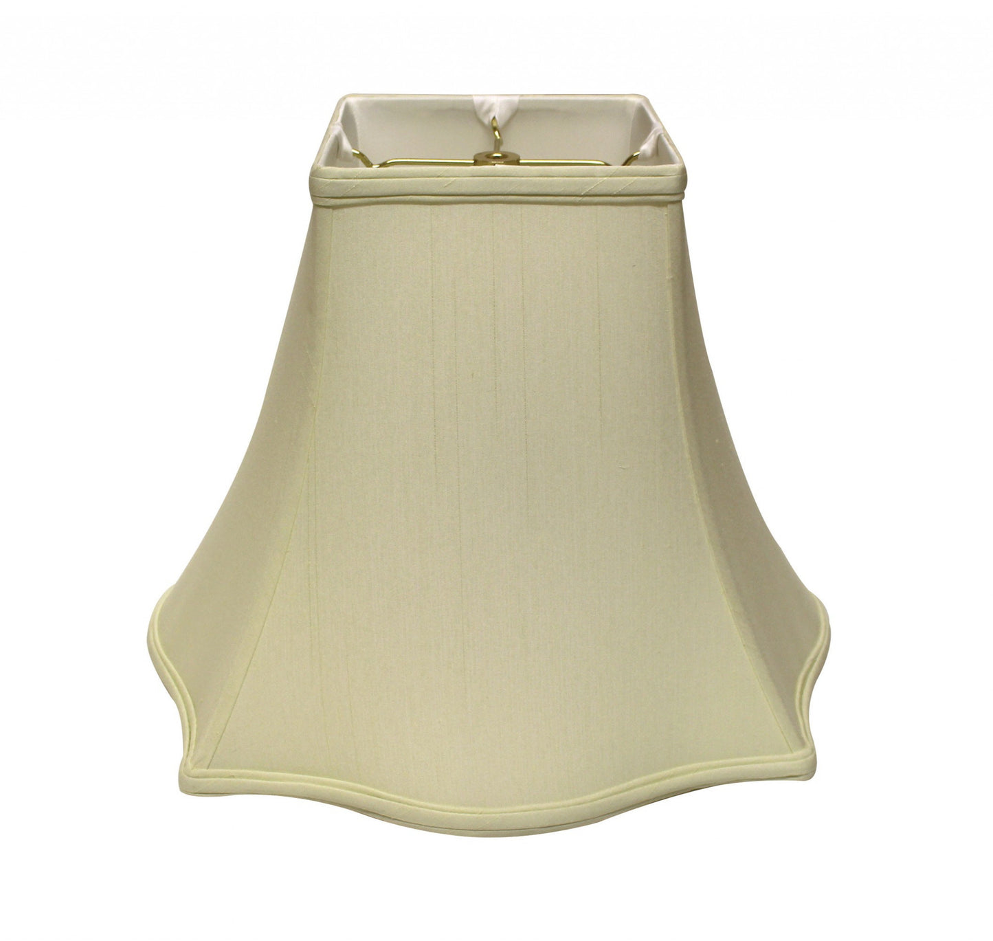 14" Ivory Premium Square Monay Shantung Lampshade