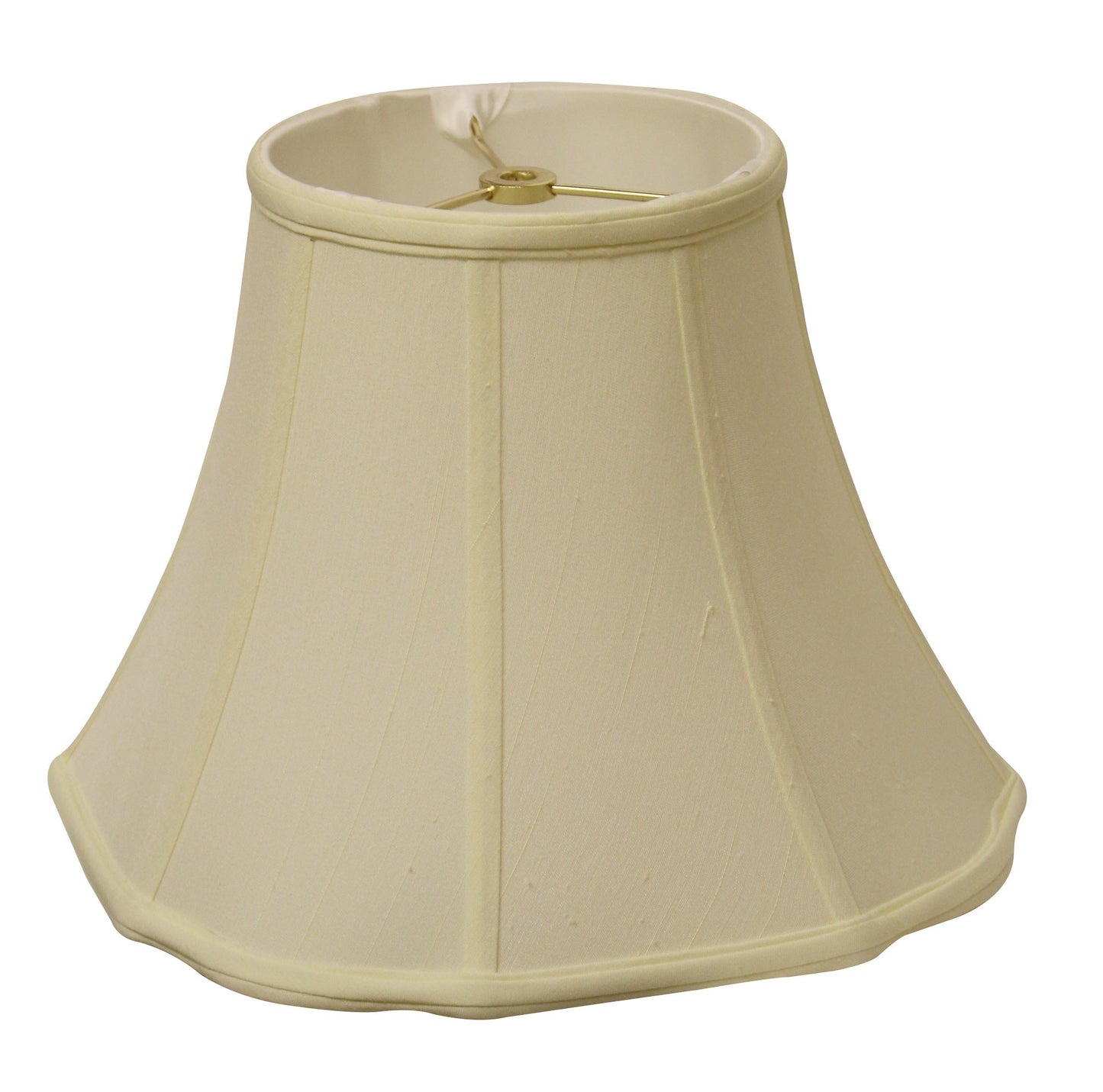 12" Ivory Octagon Monay Shantung Lampshade