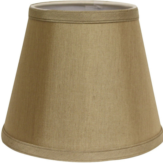 19" Pale Brown Empire Slanted No Slub Lampshade