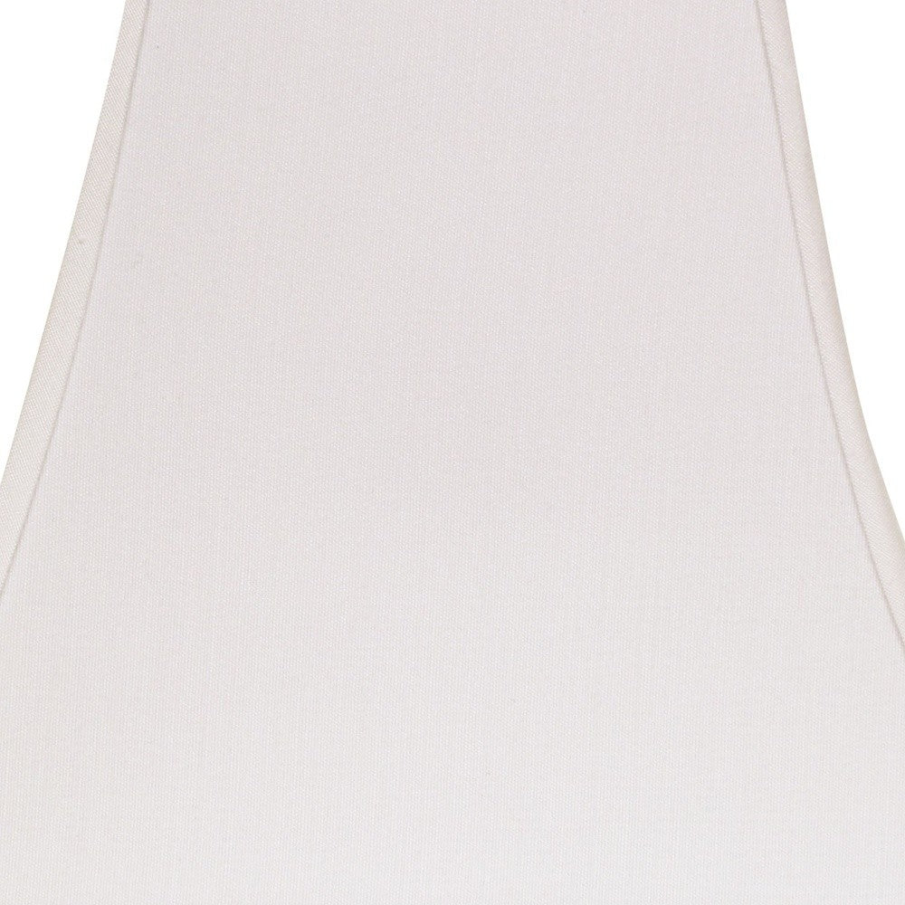 12" White Squre Bell No Slub Lampshade