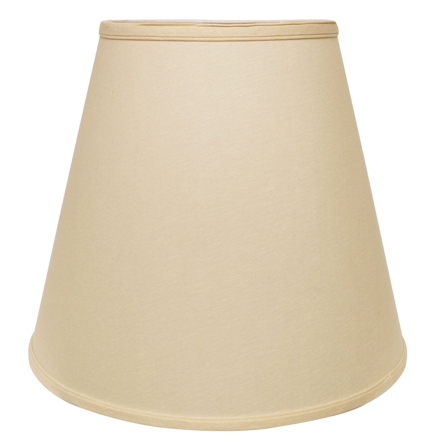 16" Parchment Biege Deep Empire Linen Lampshade