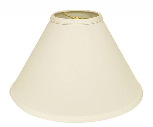 15" Ivory Deep Cone Slanted No Slub Lampshade