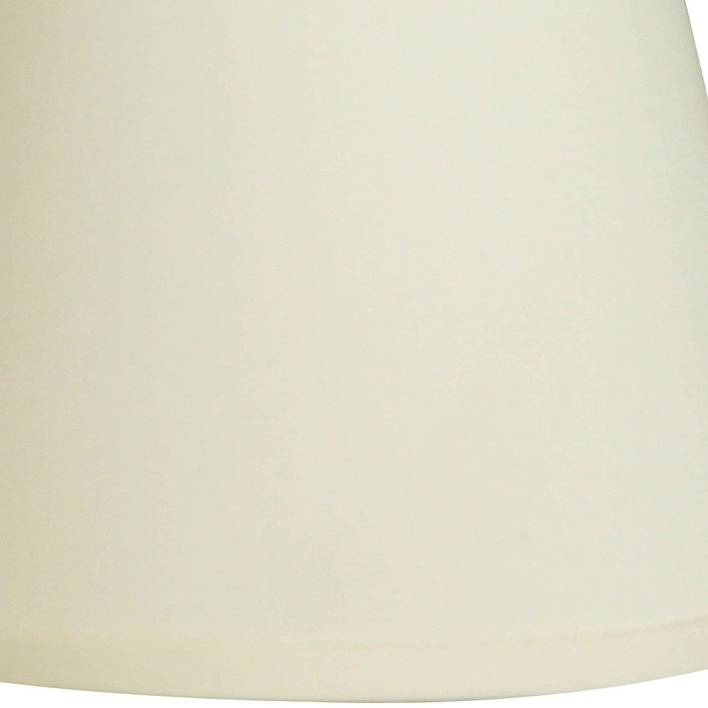 8" Ivory Hardback Empire No Slub Lampshade