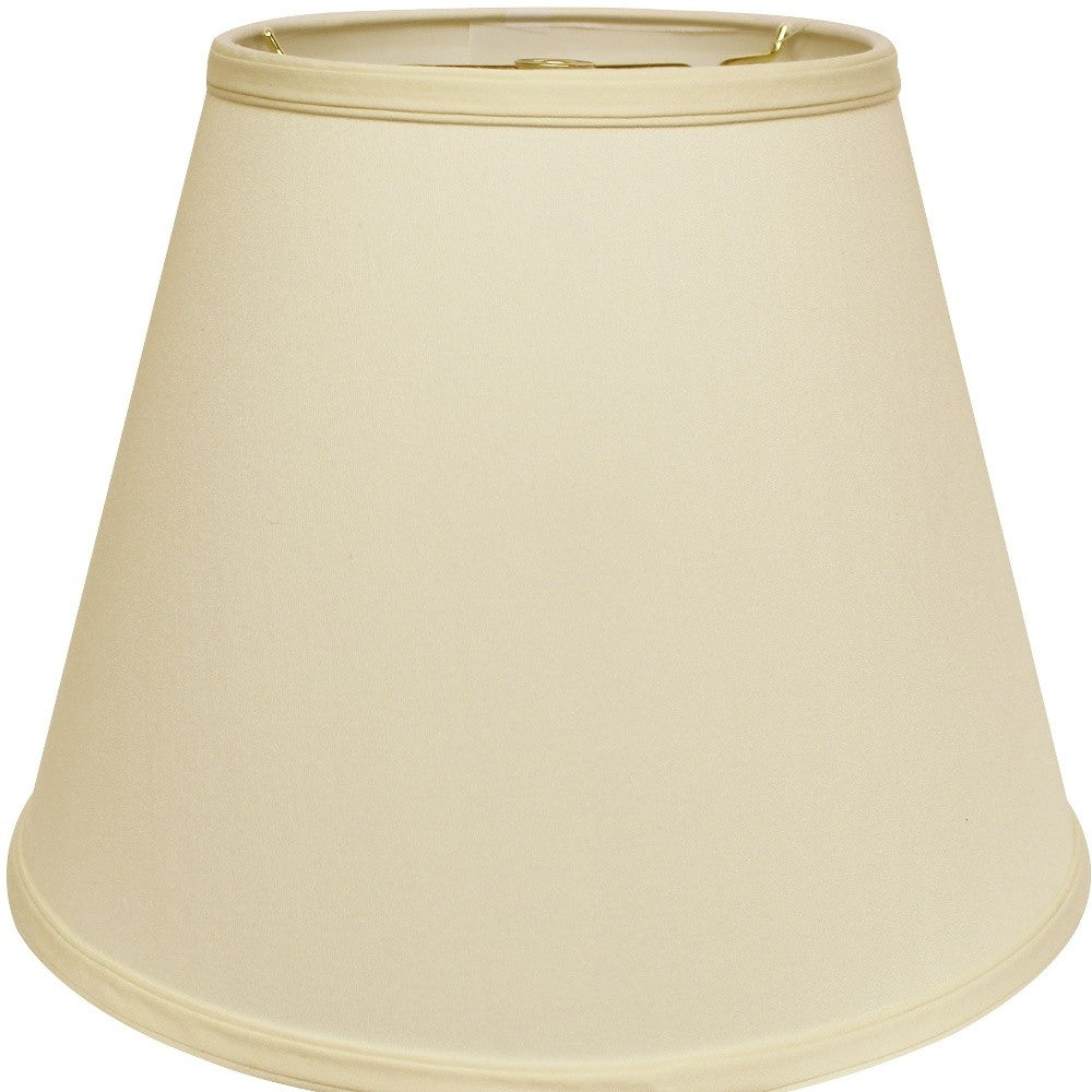 14" Ivory Empire Deep Slanted No Slub Lampshade