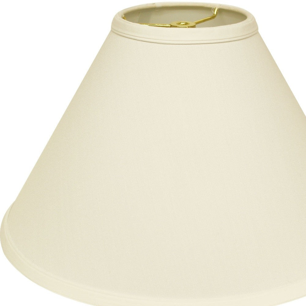 13" Ivory Deep Cone No Slub Lampshade