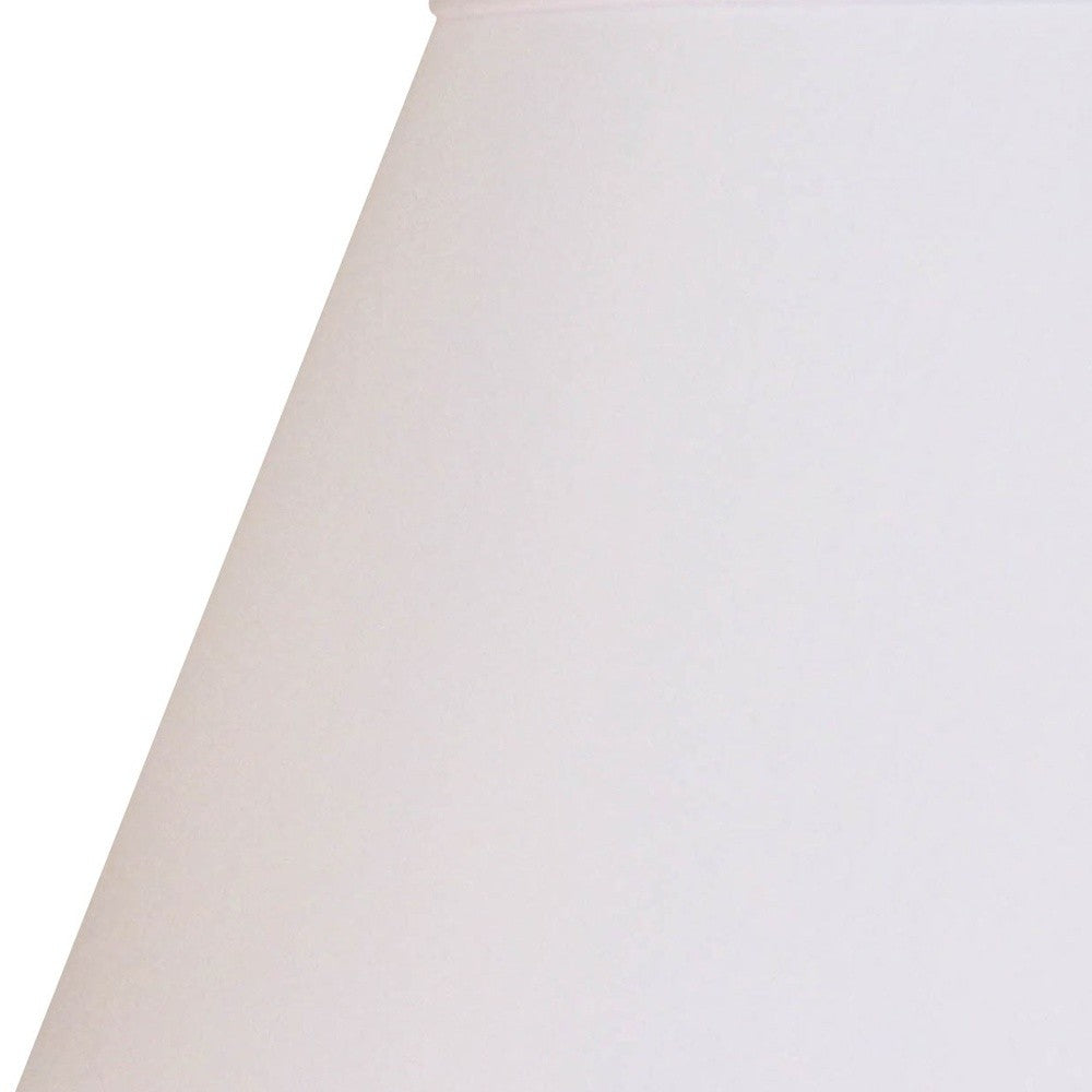 12" White Premium Empire Slanted No Slub Lampshade