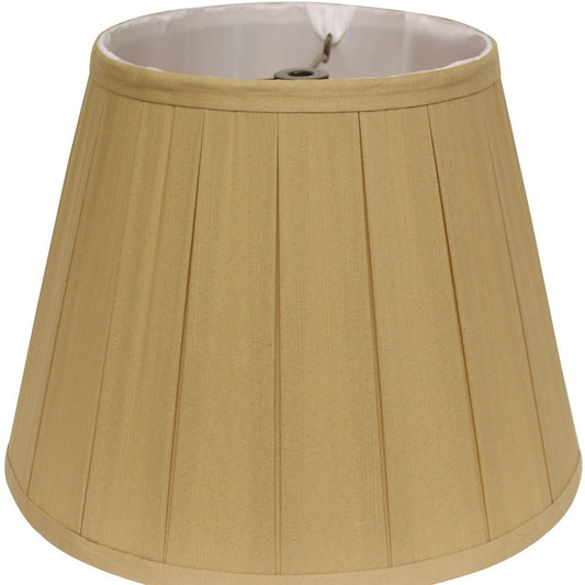 18" Primrose Slanted Crimped Box Shantung Lampshade
