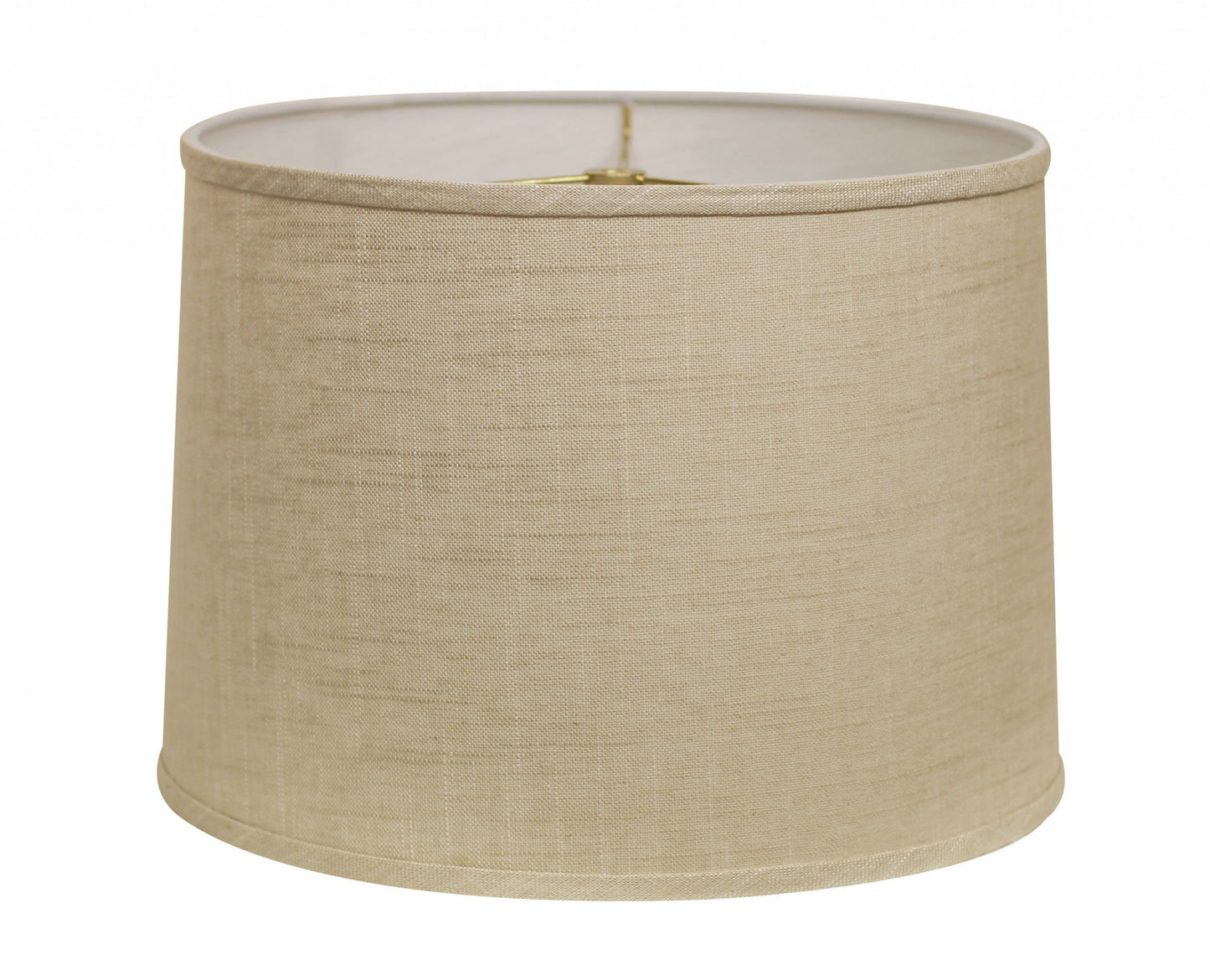 18" Light Wheat Throwback Drum Linen Lampshade