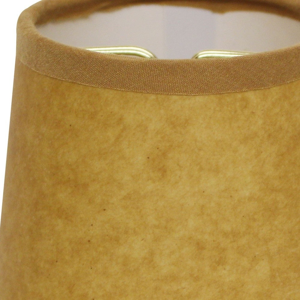 5" Canvas Set of 6 Chandelier Kraft Paper Lampshades