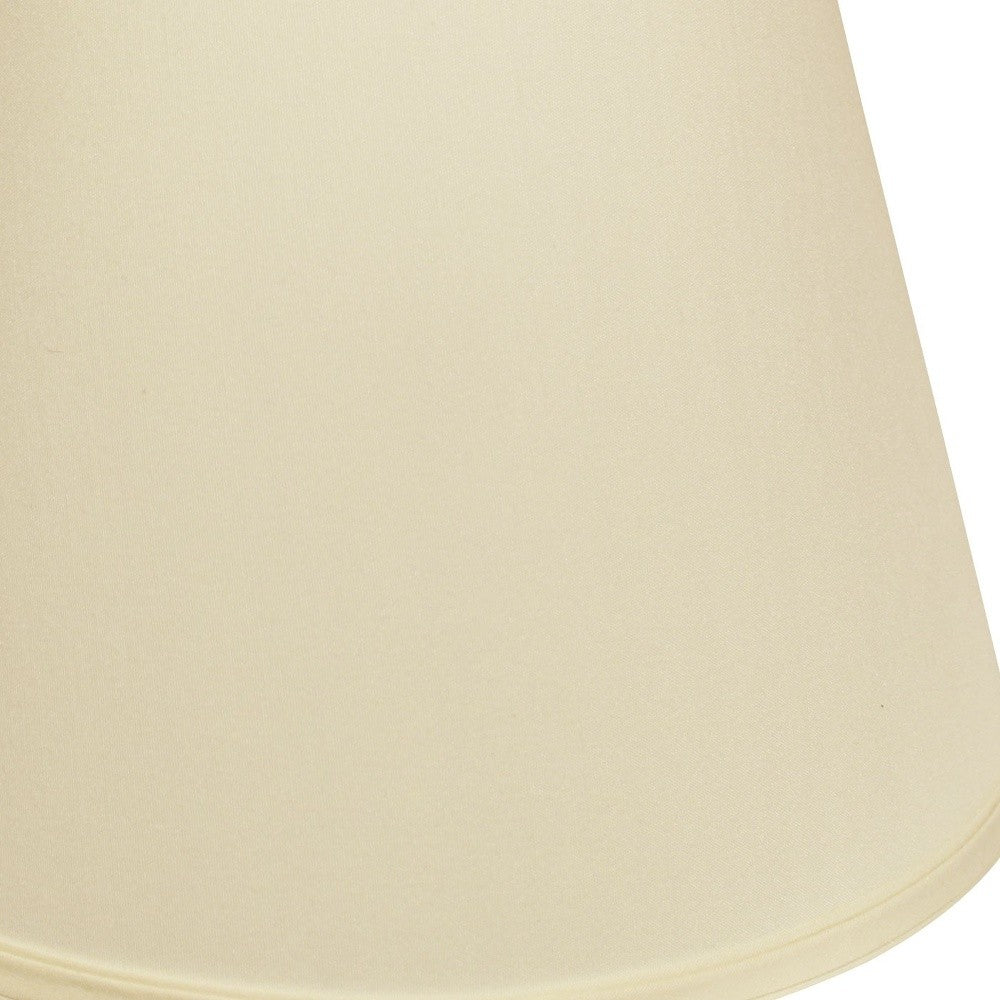 18" Ivory Empire Deep Slanted No Slub Lampshade