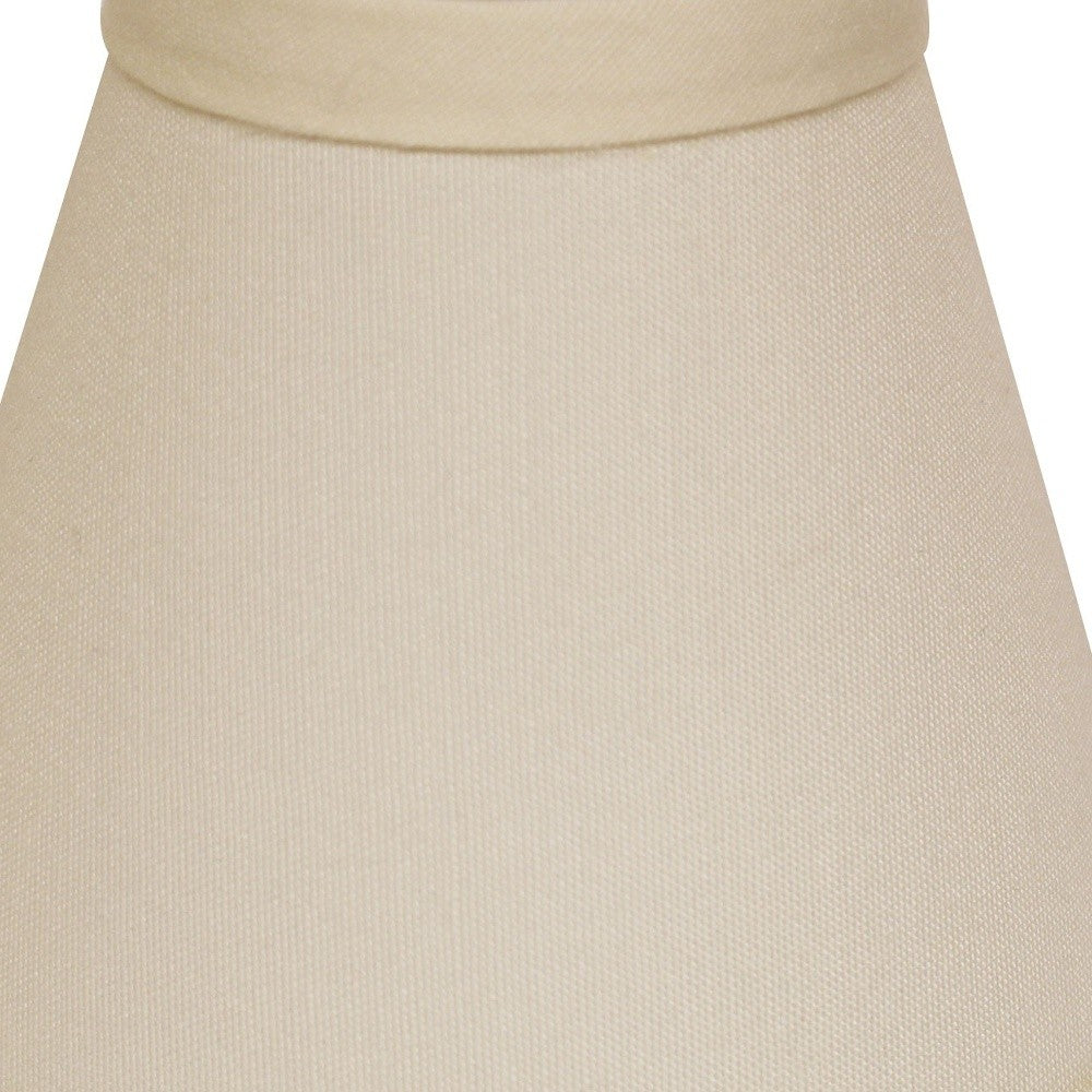 4" Ivory Set of 6 Chandelier No Slub Lampshades