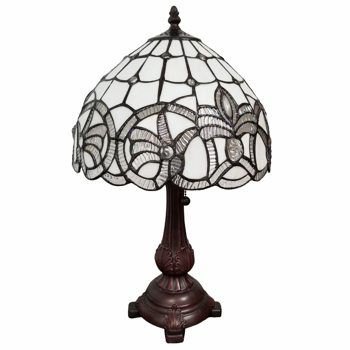 19" Tiffany Style Antique Vintage Table Lamp