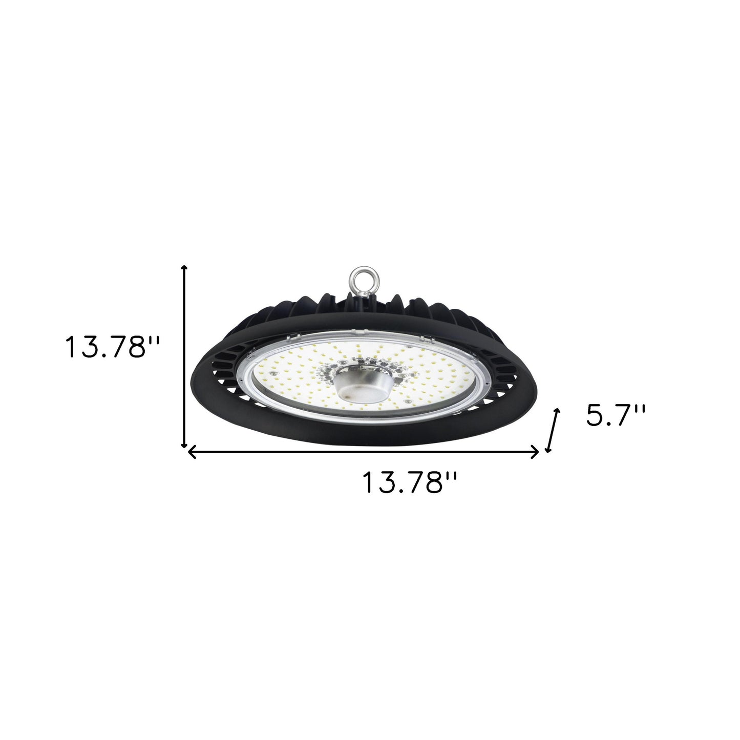 Black Metal LED Ceiling Light