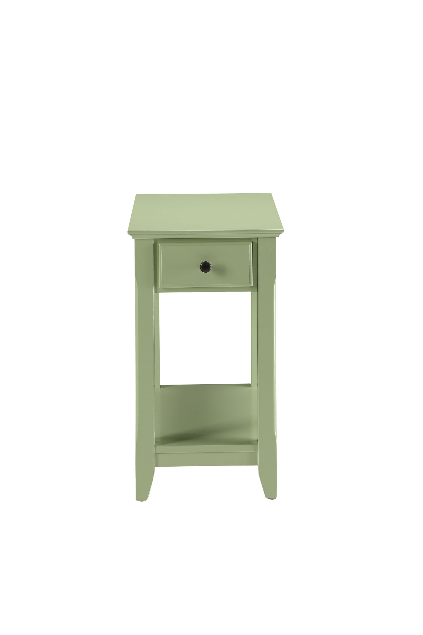 23" Pale Green Single Drawer End Table