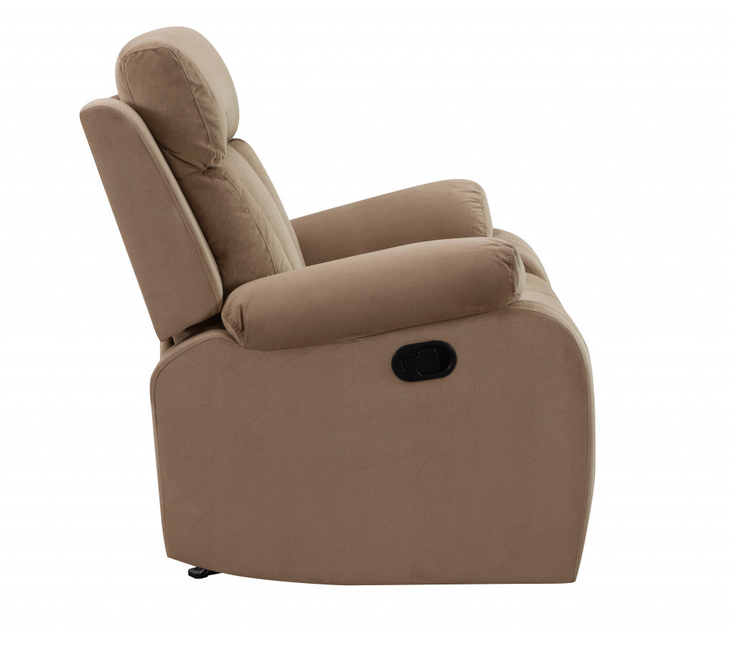 40" Modern Beige Fabric Chair