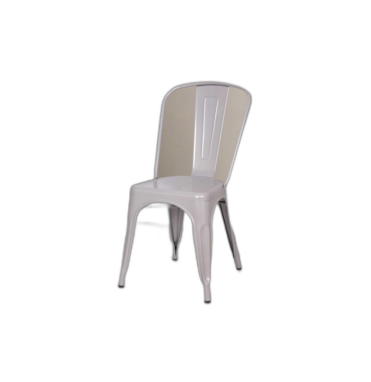 17" X 20" X 33" Silver Metal Side Chair (Set-2)