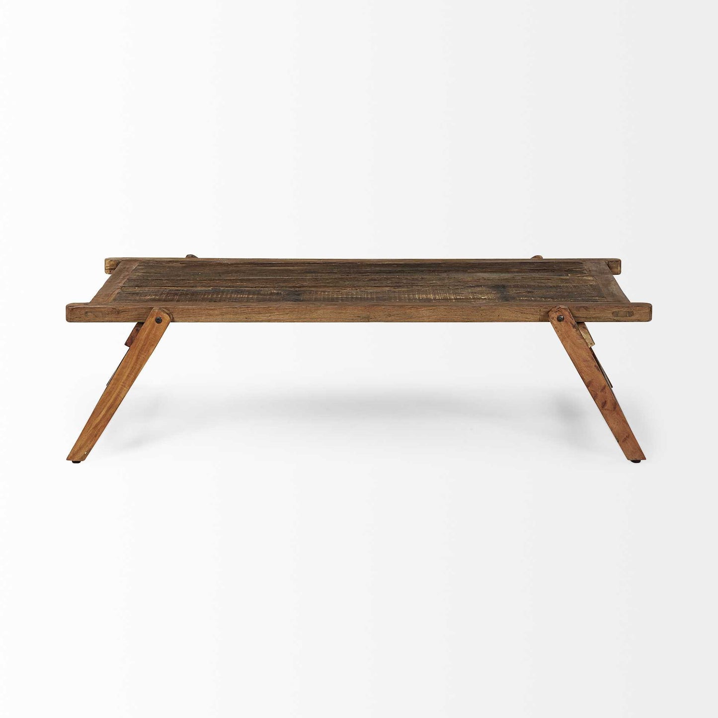 Rectangular Naturally Finished Reclaimed Wood Coffee Table