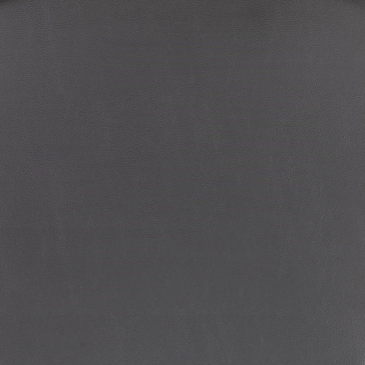 31" Gray And Silver Faux Leather And Steel Low Back Bar Height Bar Chair