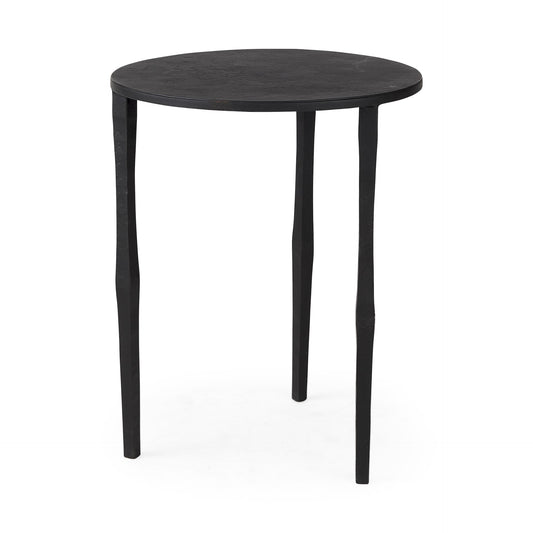 Minimal Black Iron Side Table