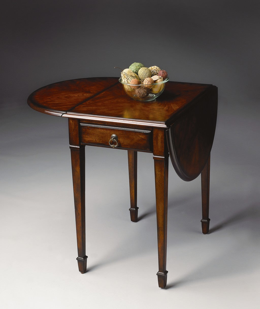 Traditional Cherry Drop Leaf Table