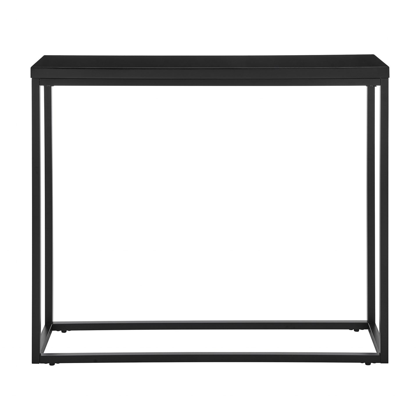 Modern Black Gloss on Black Console Table