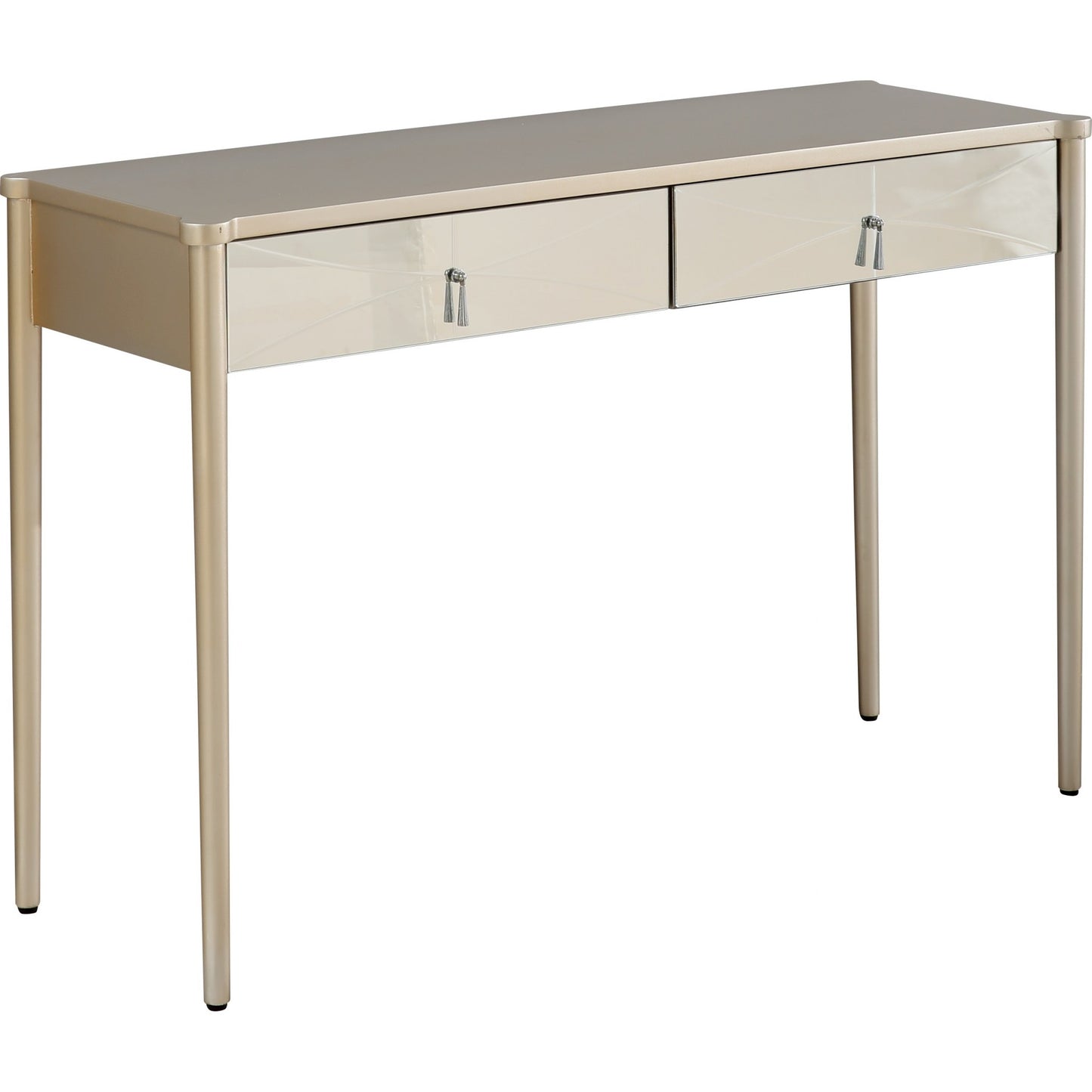 Champagne Finish Console Table