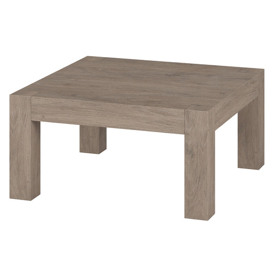 34" Gray Square Coffee Table