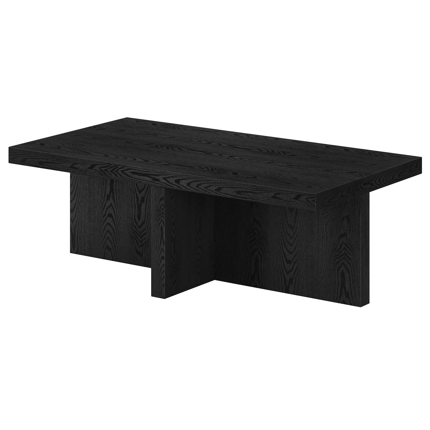 44" Black Coffee Table