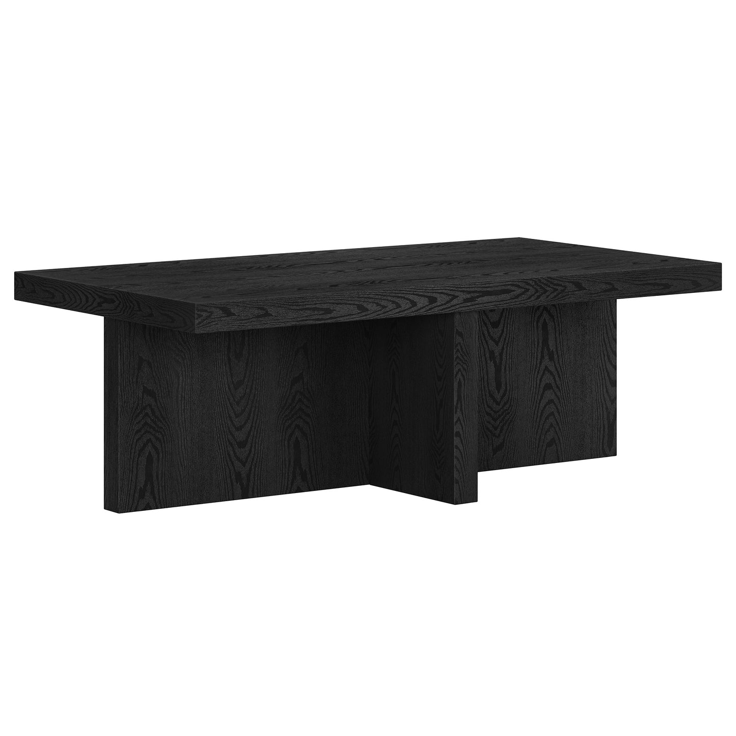 44" Black Coffee Table