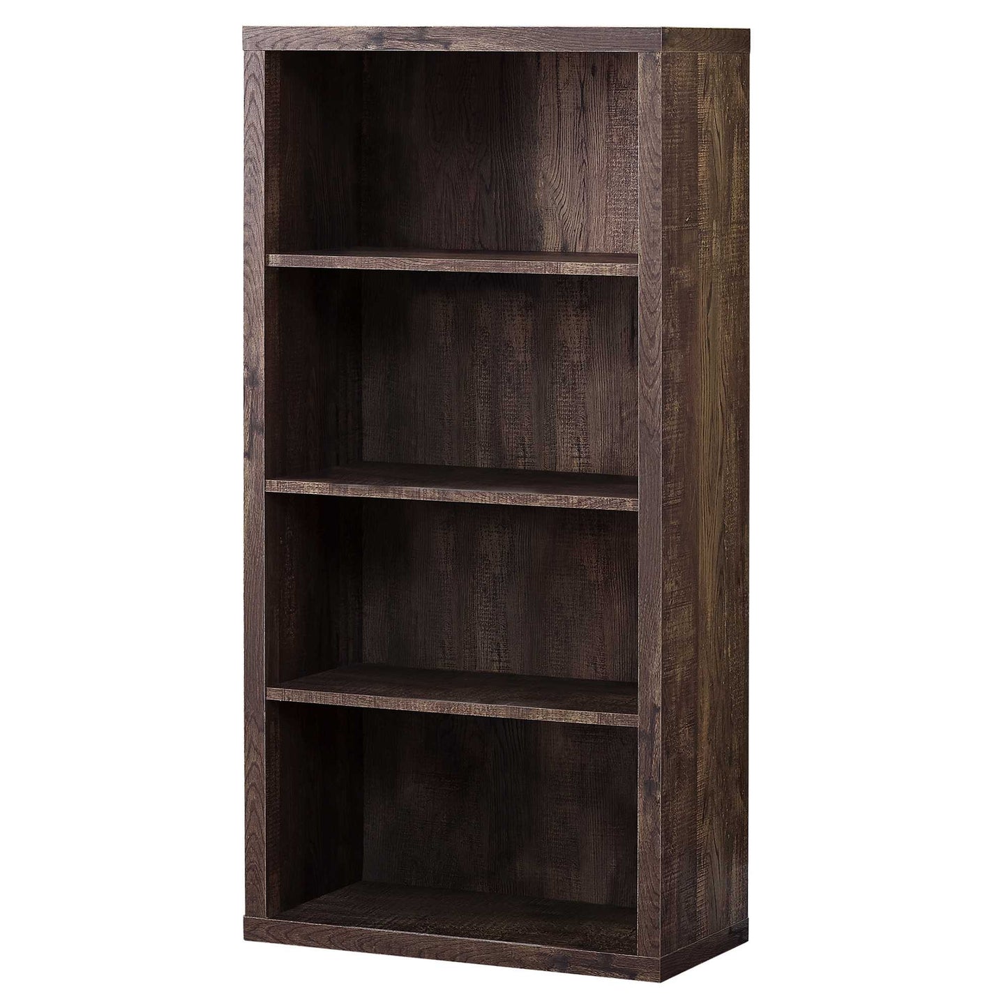 48" Brown Wood Bookcase