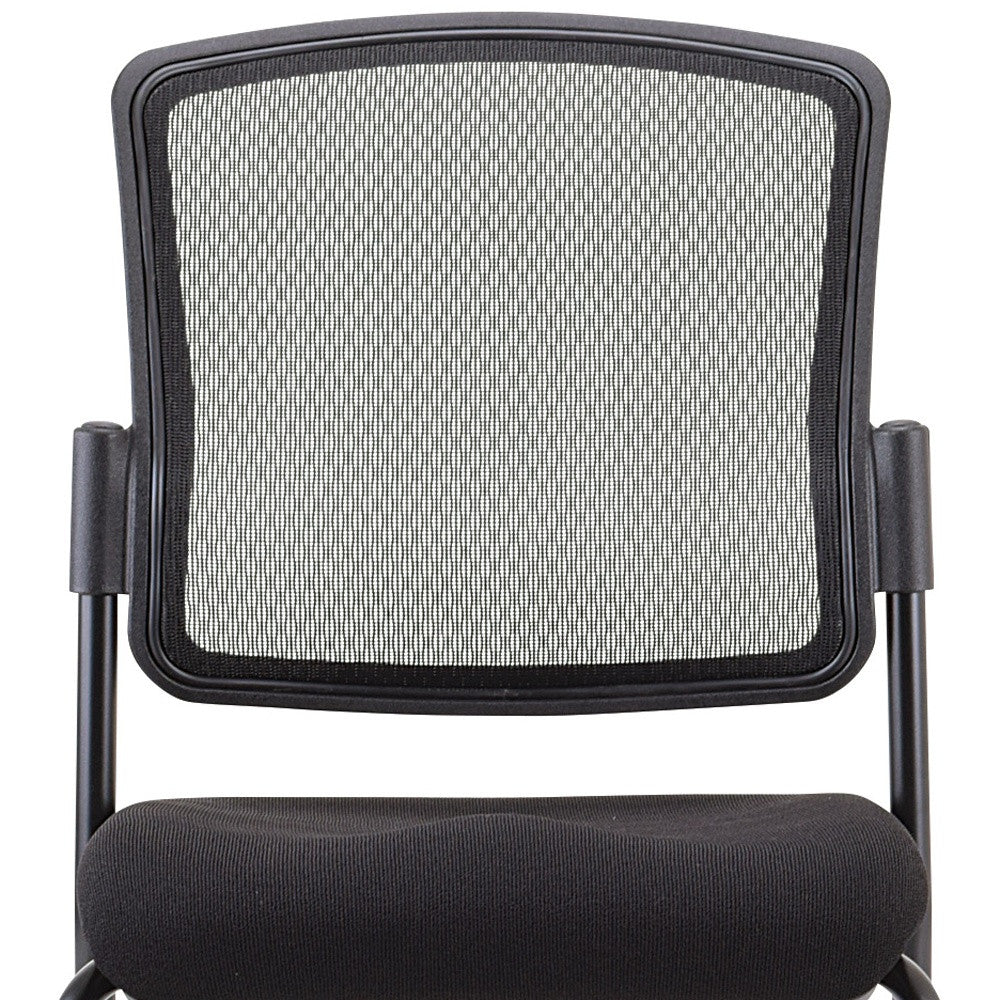 Black Mesh Rolling Office Chair