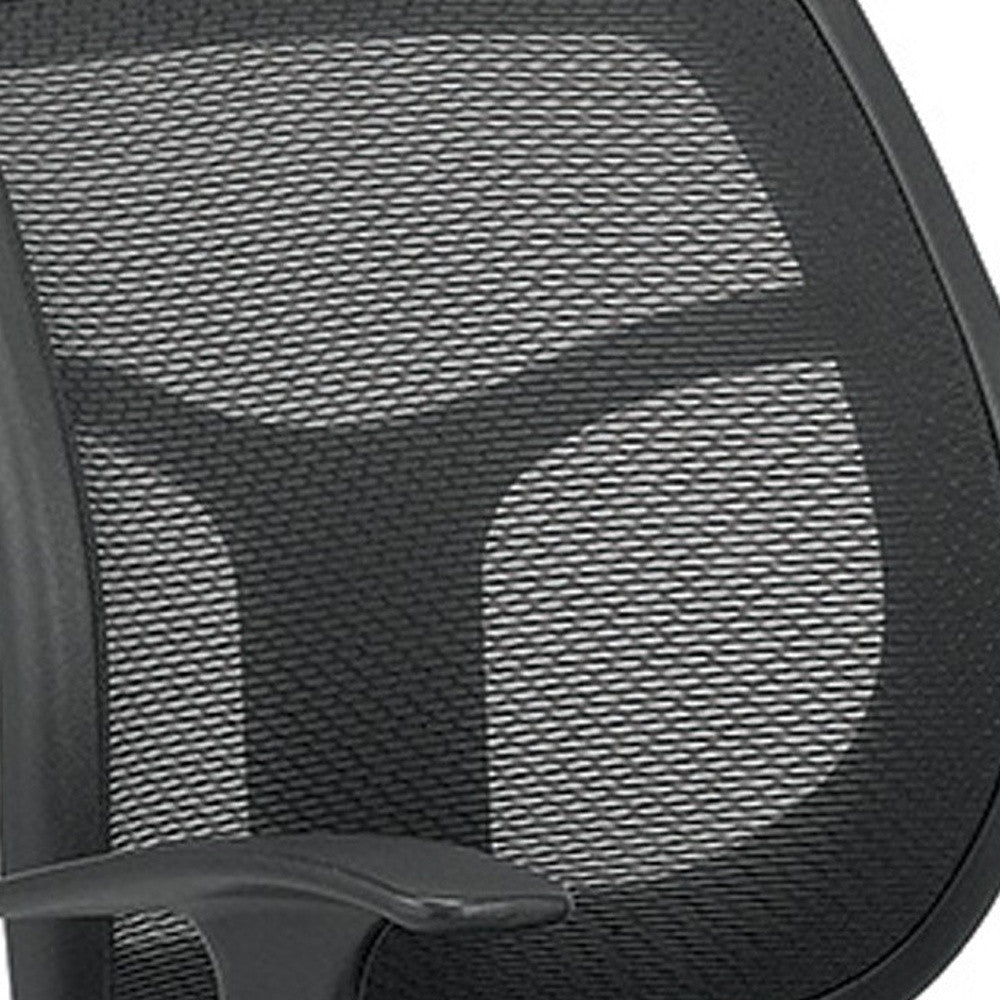 Black Swivel Mesh Office Chair