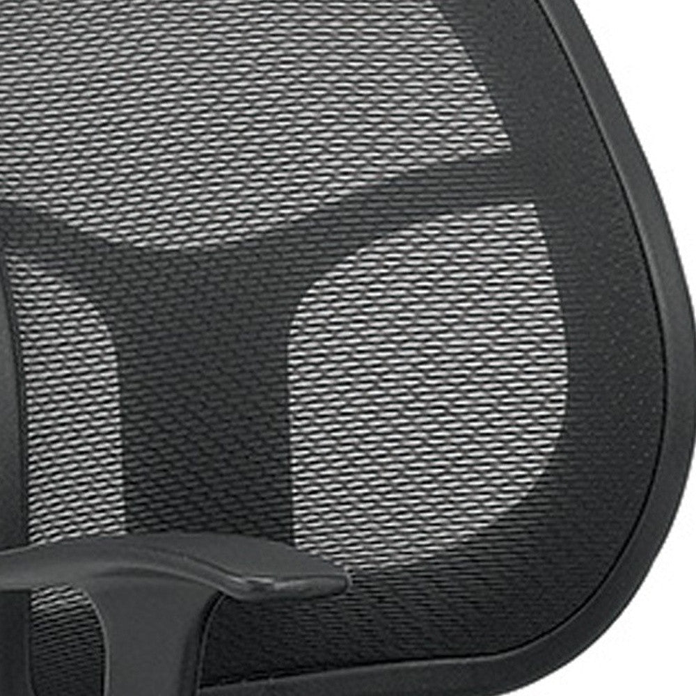 Black Swivel Mesh Office Chair