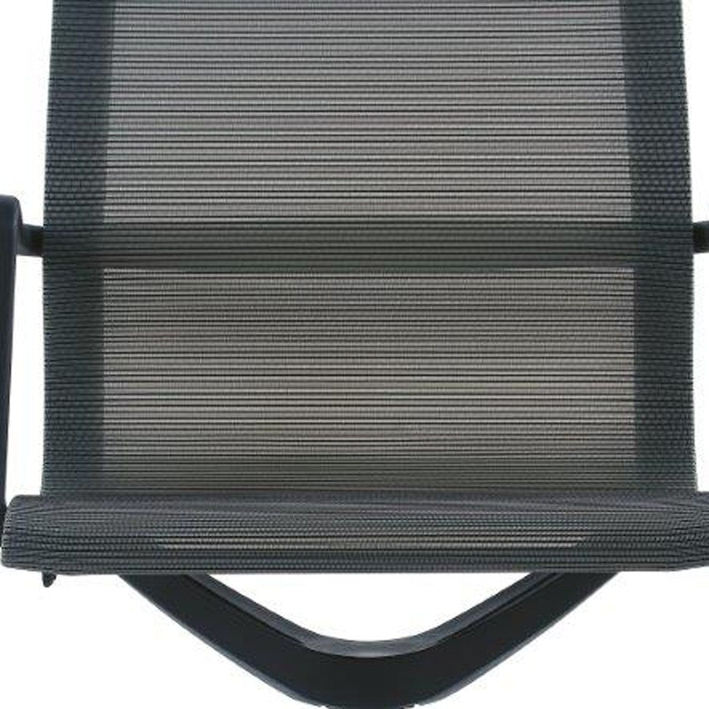 Charcoal Adjustable Swivel Mesh Rolling Office Chair