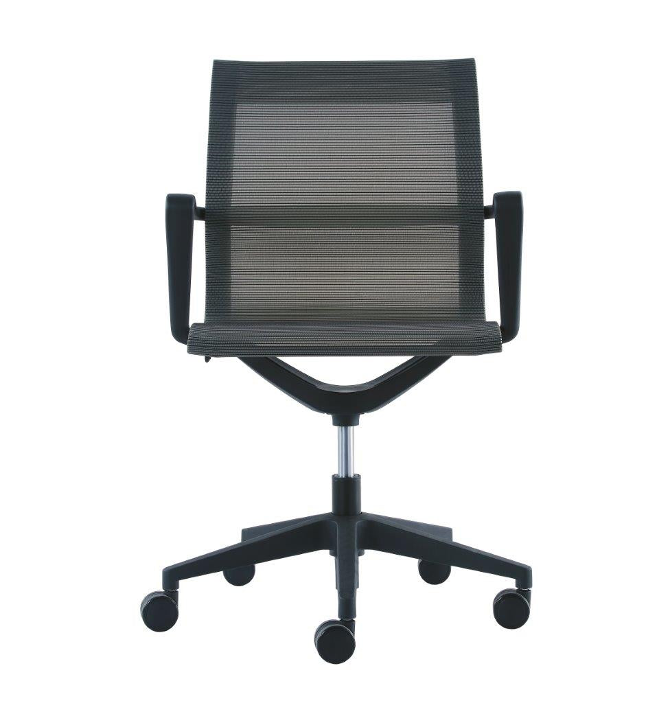 Charcoal Adjustable Swivel Mesh Rolling Office Chair