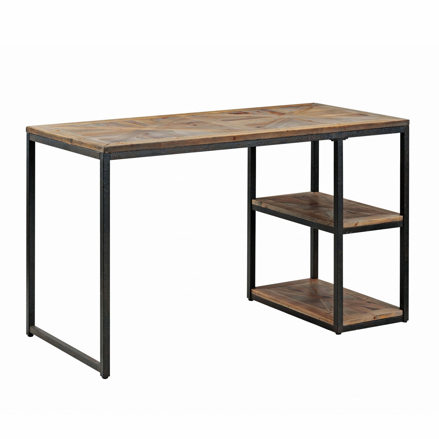 Black Reclaimed Wood Writing Desk