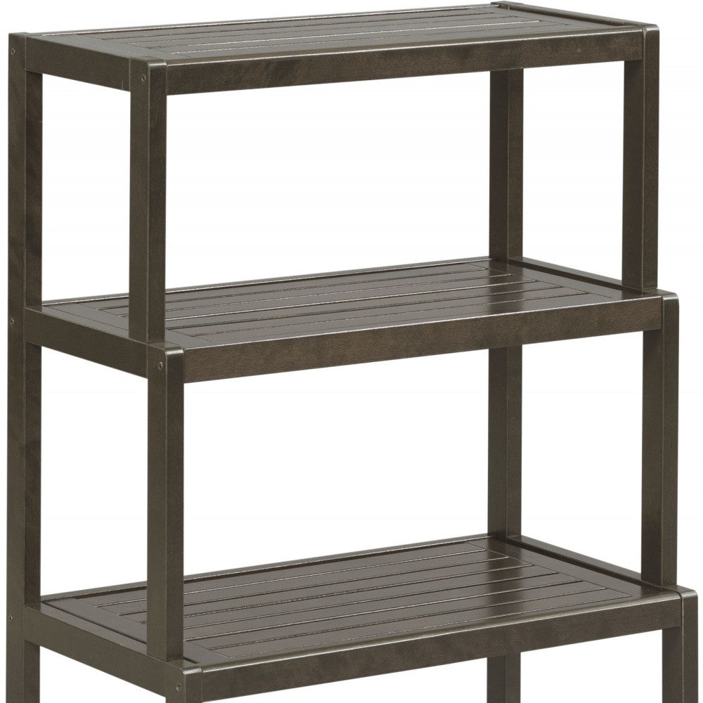 37" Bookcase With 4 Shelves In Espresso