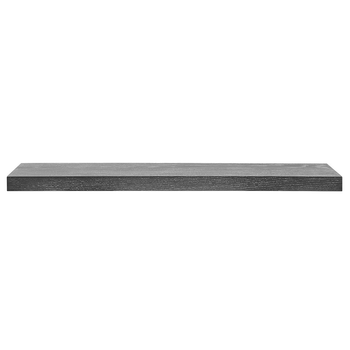 43" Dark Gray Whitewash Wooden Floating Shelf