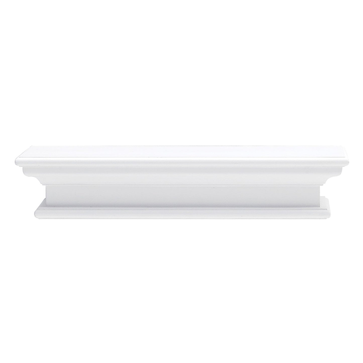 23" Classic White Floating Wall Shelf