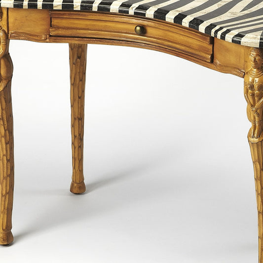 Exotic Zebra Curved Multifunctional Laptop Desk