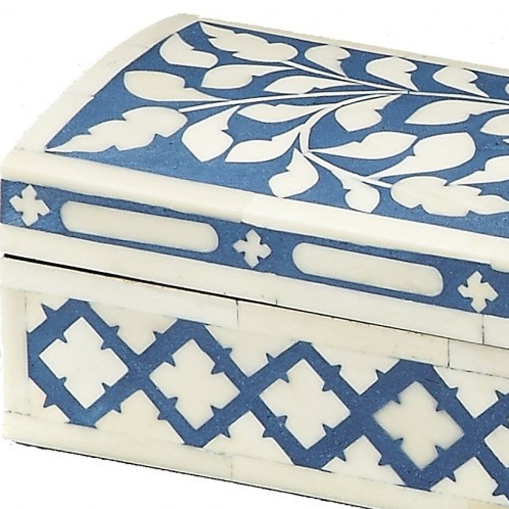 Blue Bone Inlay Storage Box