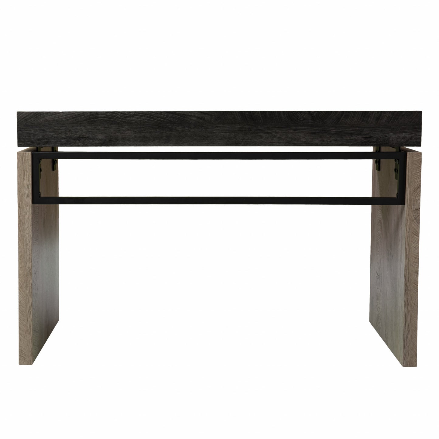 Black Wood and Iron Writing Desk