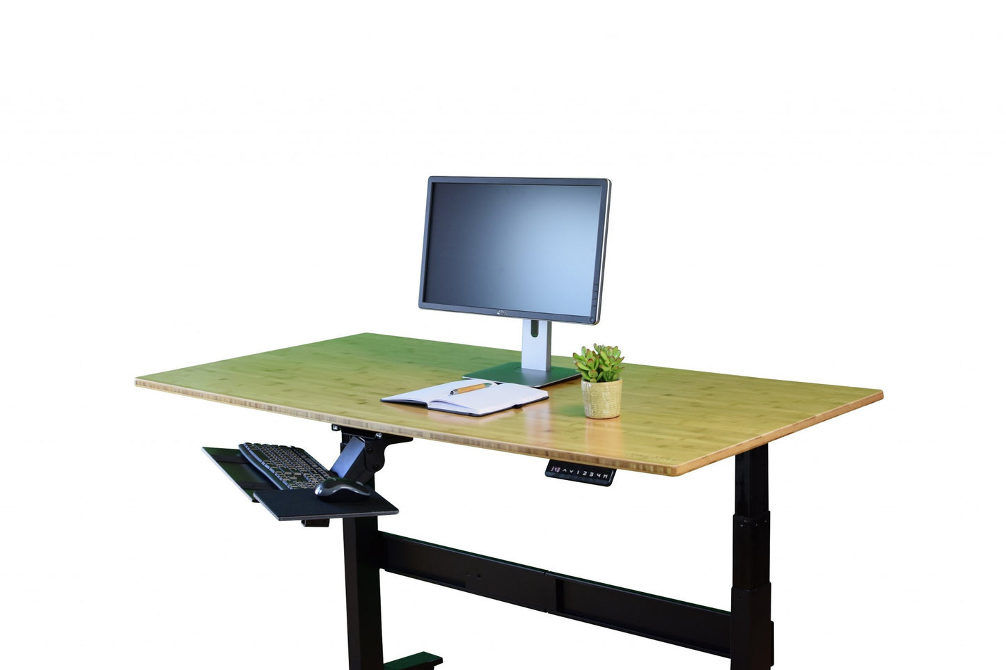 Black Ergonomic Under Desk Pull Out Keyboard Tray