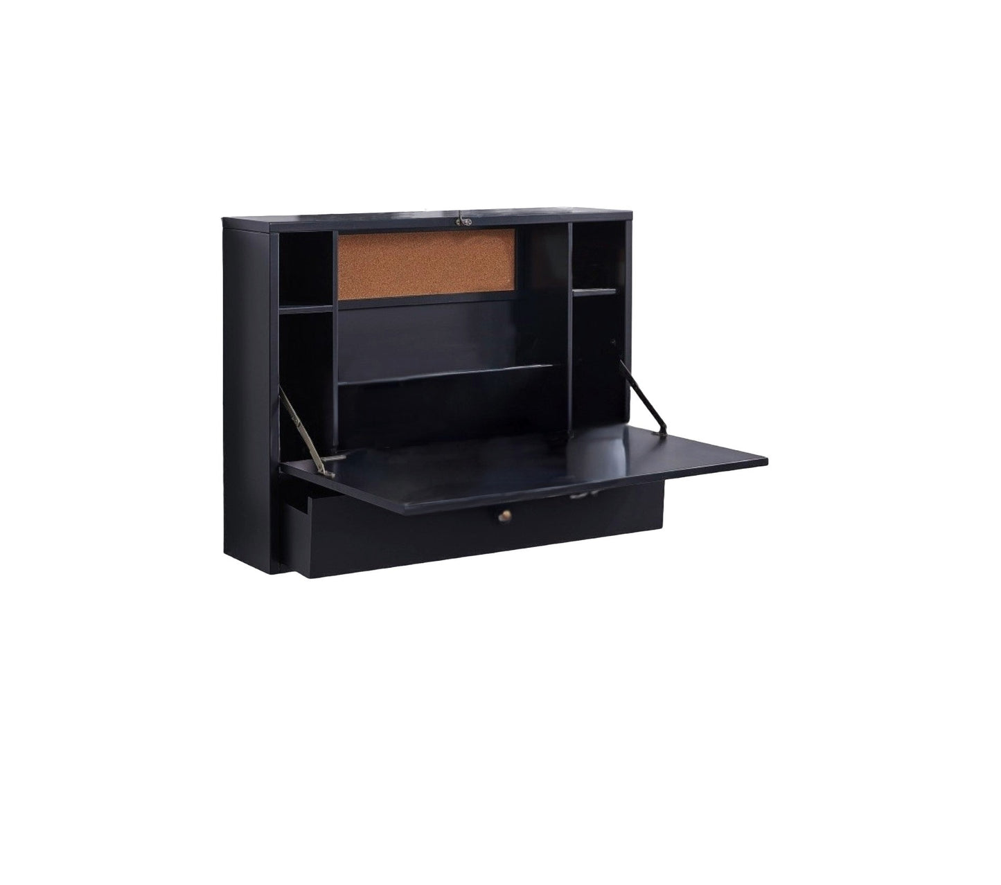 26" Black Floating Desk