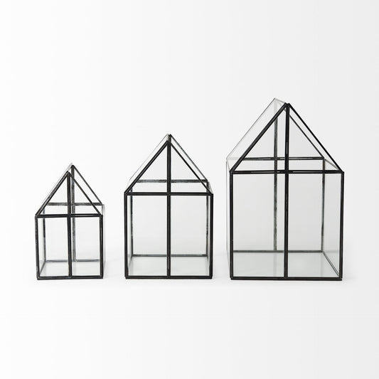 Xl House Shaped Glass Terrarium