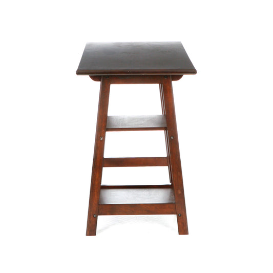 Espresso Sawhorse Desk